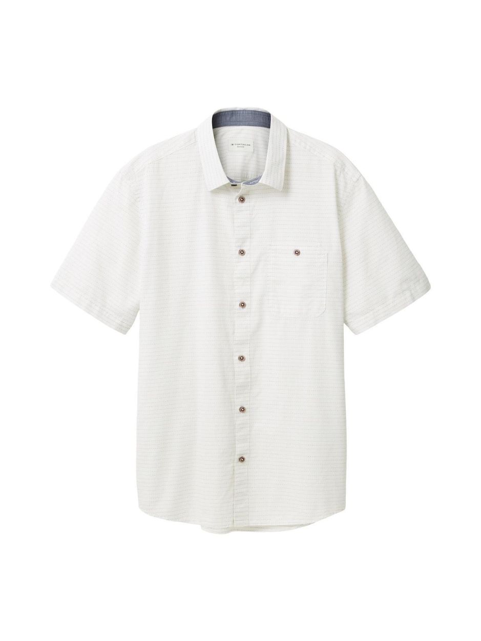 Tom Tailor Men Casual shirt dots structure (1036225/31820) - WeekendMode