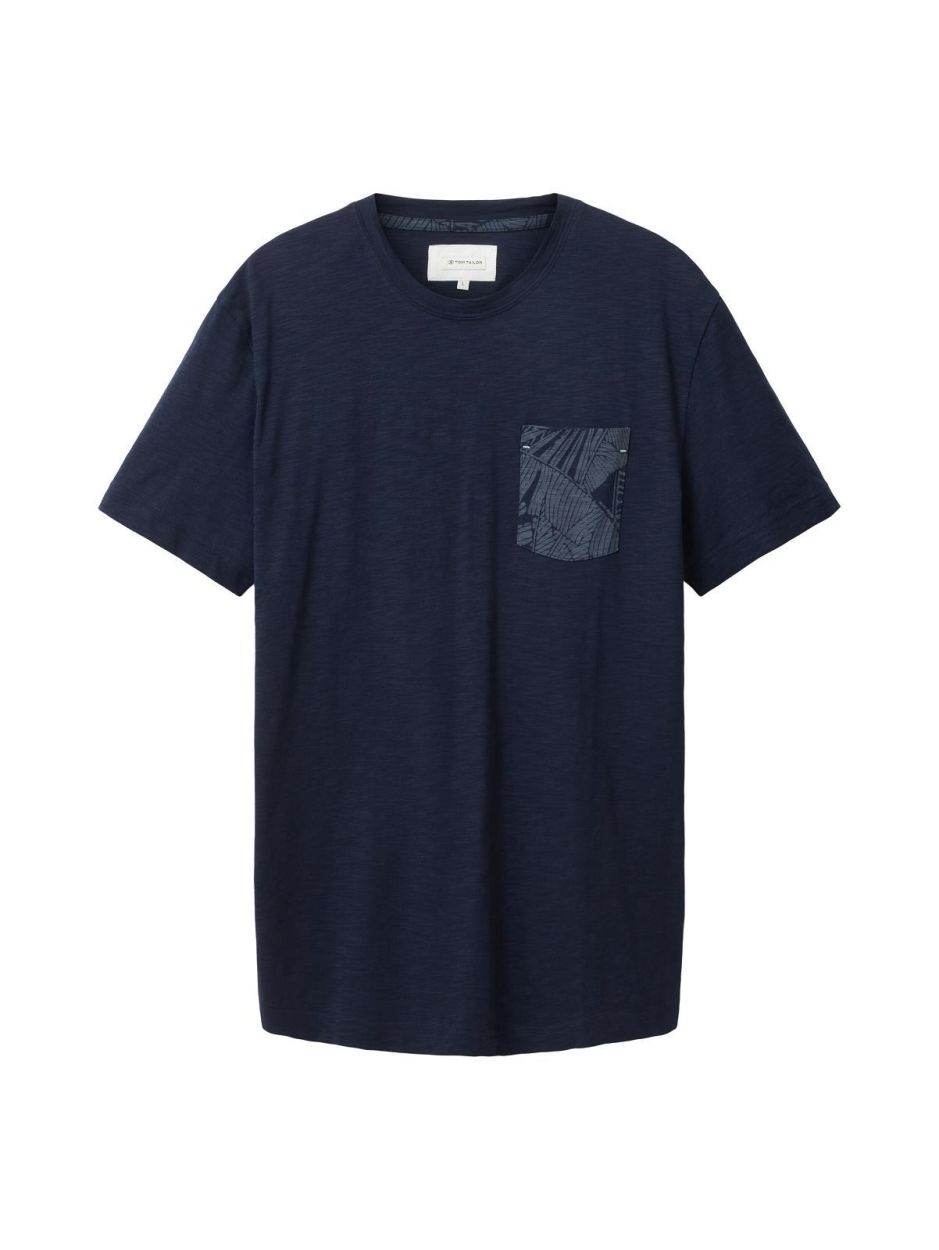 Tom Tailor Men Casual structured t-shirt (1036371/10668) - WeekendMode