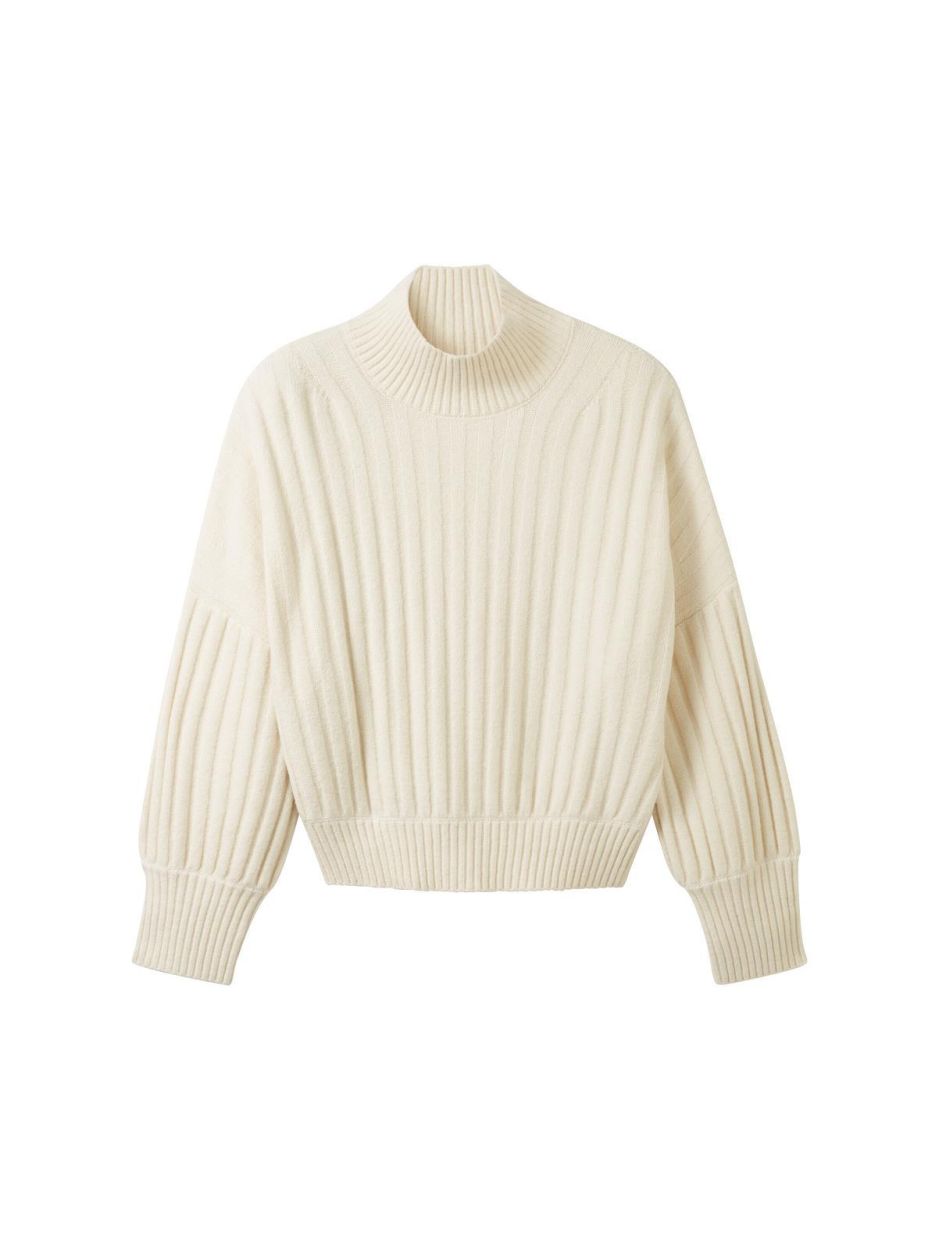Tom Tailor Women knit wide rib pullover (1040018/17573) - WeekendMode