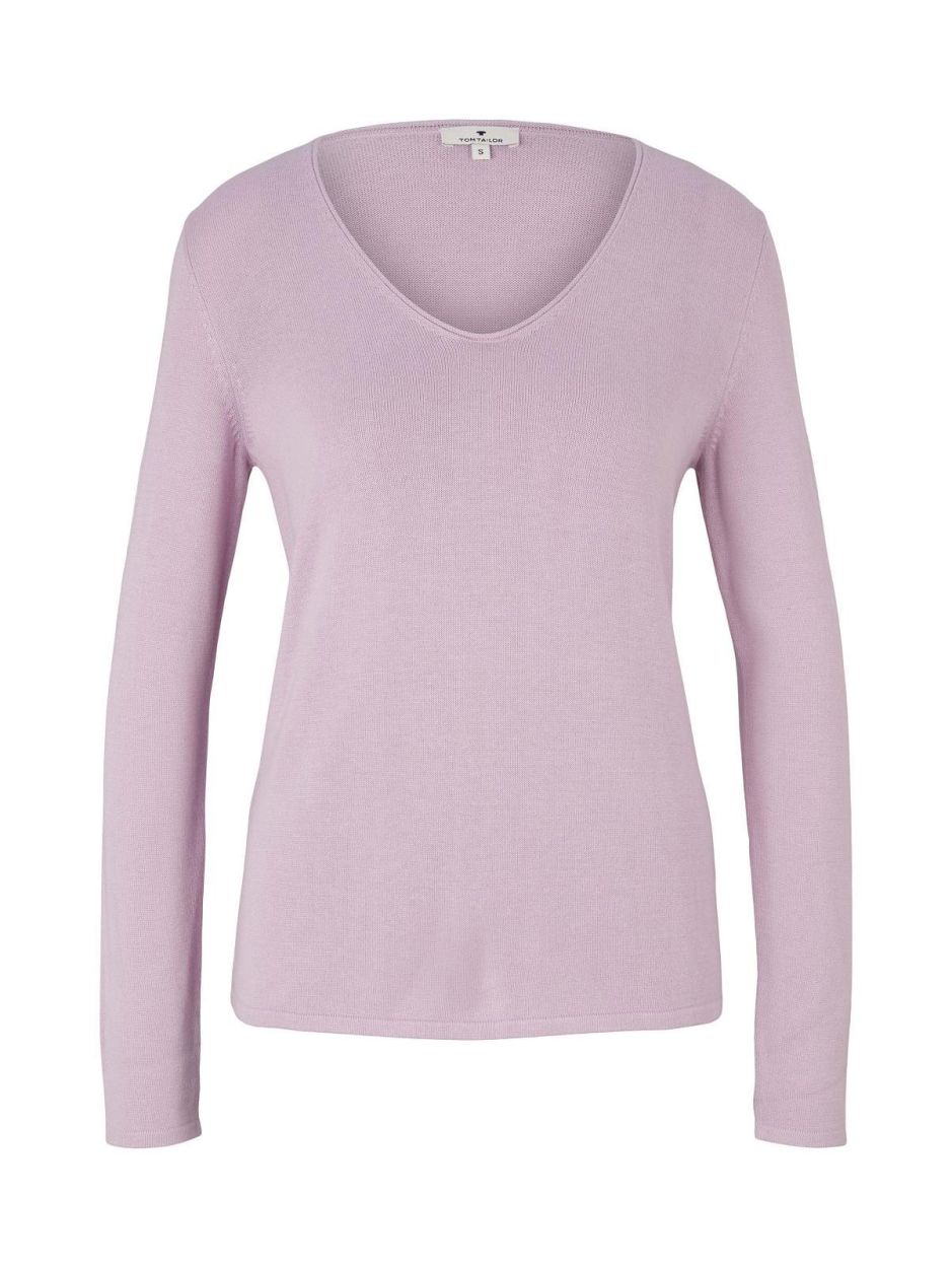 Tom Tailor Women sweater basic v-neck Noos (1012976/28804) - WeekendMode