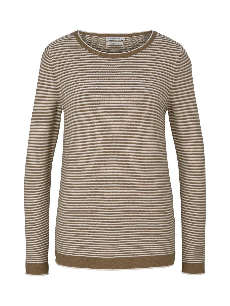 Tom Tailor Women sweater stripe Noos (1016350/28845) - WeekendMode