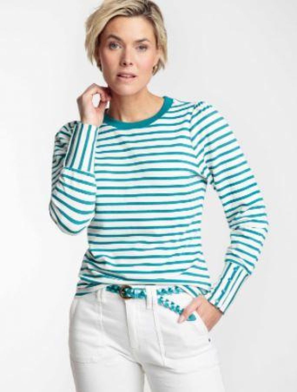 Tramontana Sweater Stripe (D09-03-601/005850-Azure) - WeekendMode