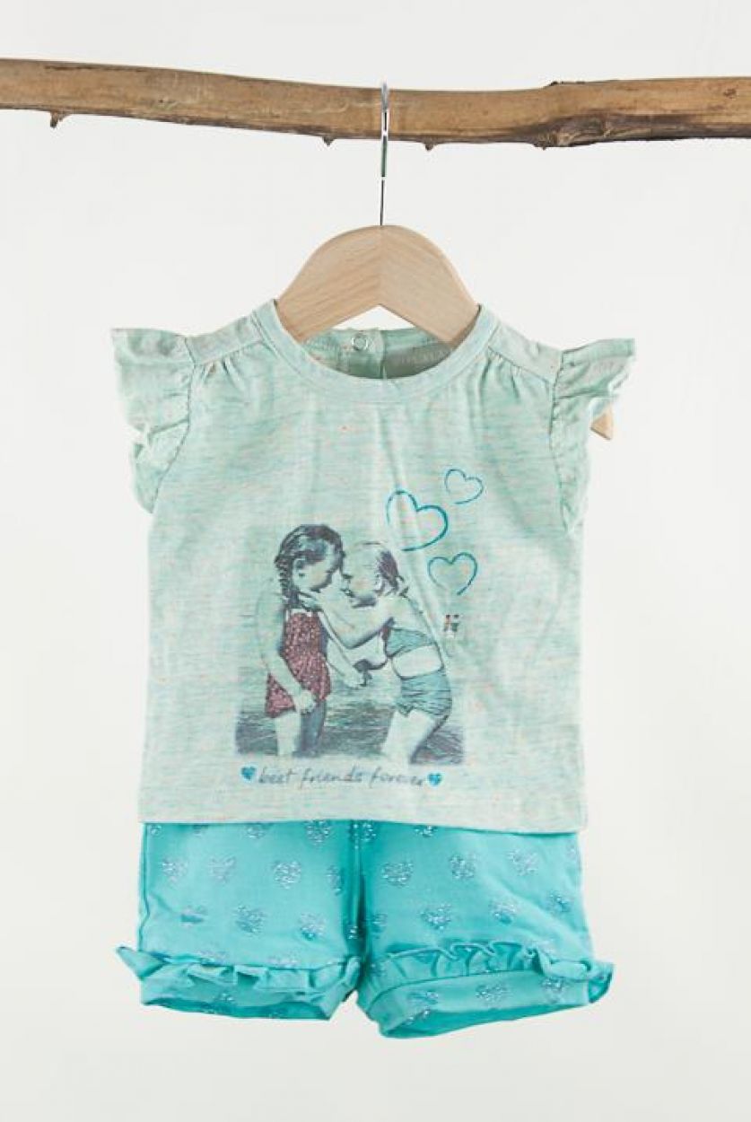 Wiplala Baby M. Friends 2st T-Shirt+Short (171-060-400) - WeekendMode